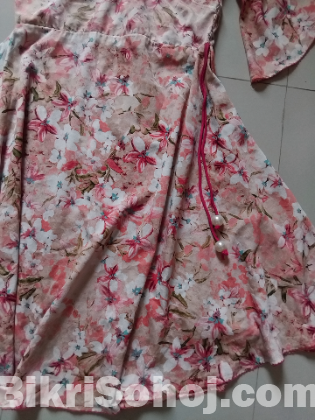 Pink Floral Kimono Style